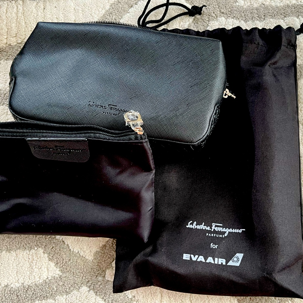 Salvatore Ferragamo X EVA Air make up bag
